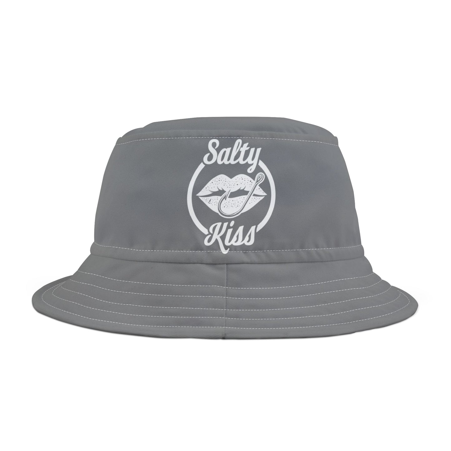 "Salty Kiss" Bucket Hat - white logo