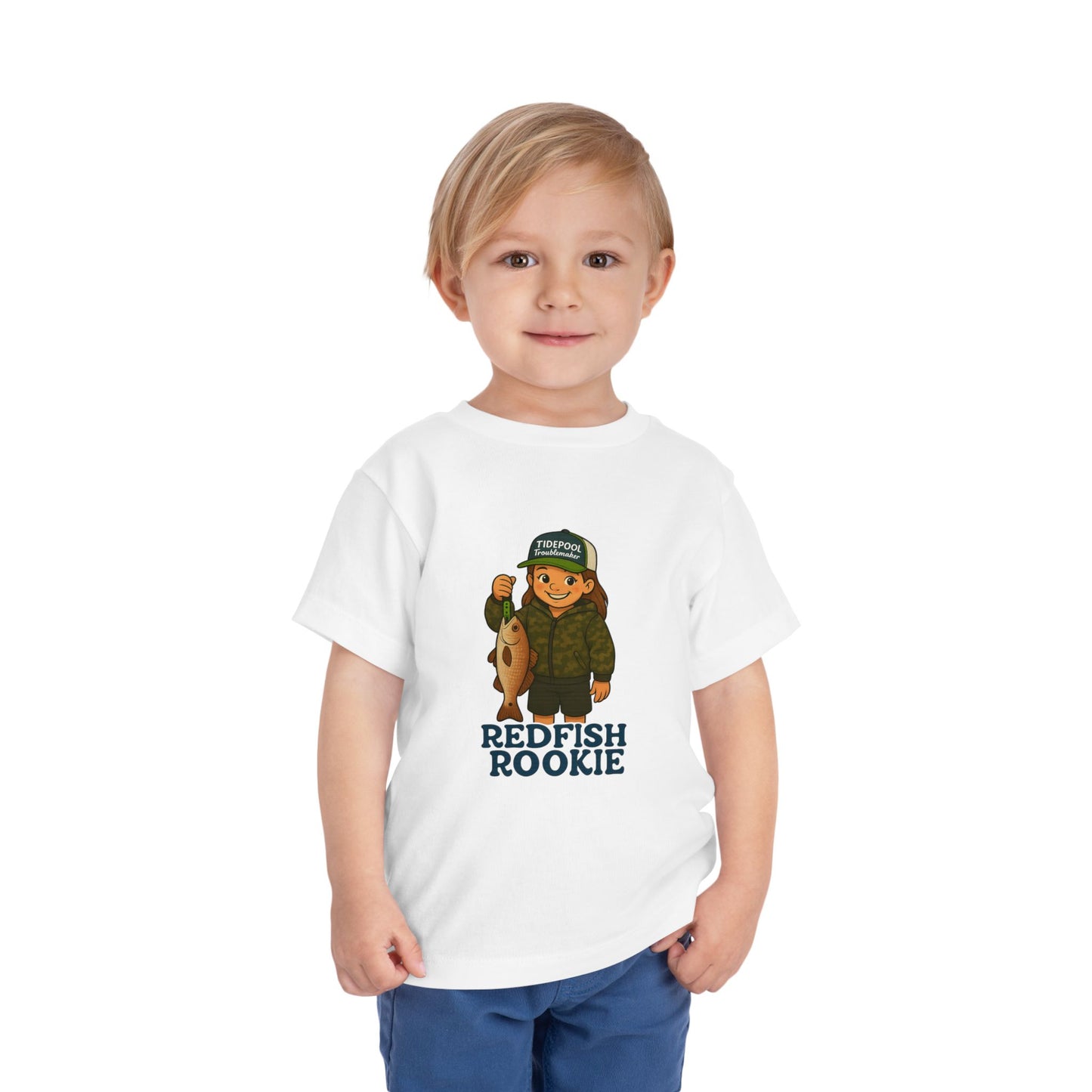 Toddler Girls Fishing Tee – Redfish Rookie