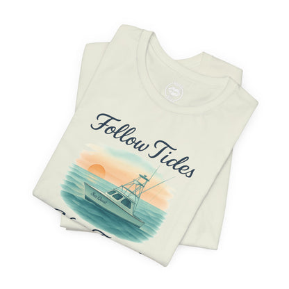 "Follow Tides Not Trends" Tee