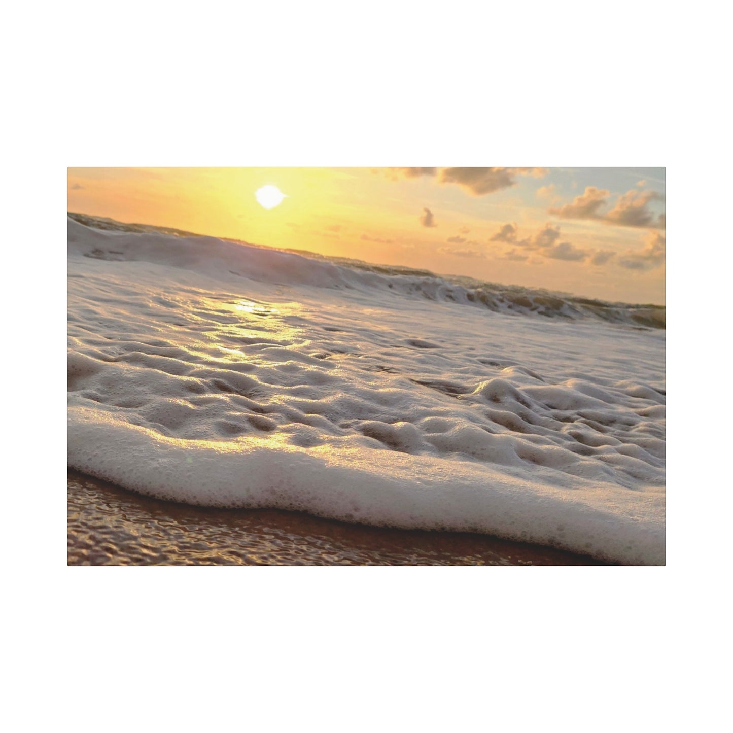 Coastal Canvas Wall Art, Ocean Sunset Wraps, Beach Home Decor, Nautical Wall Art, Coastal Living, Nature Print