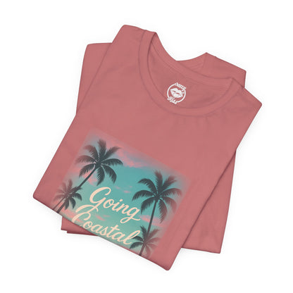 "Going Coastal Beach Scene" Tee Women