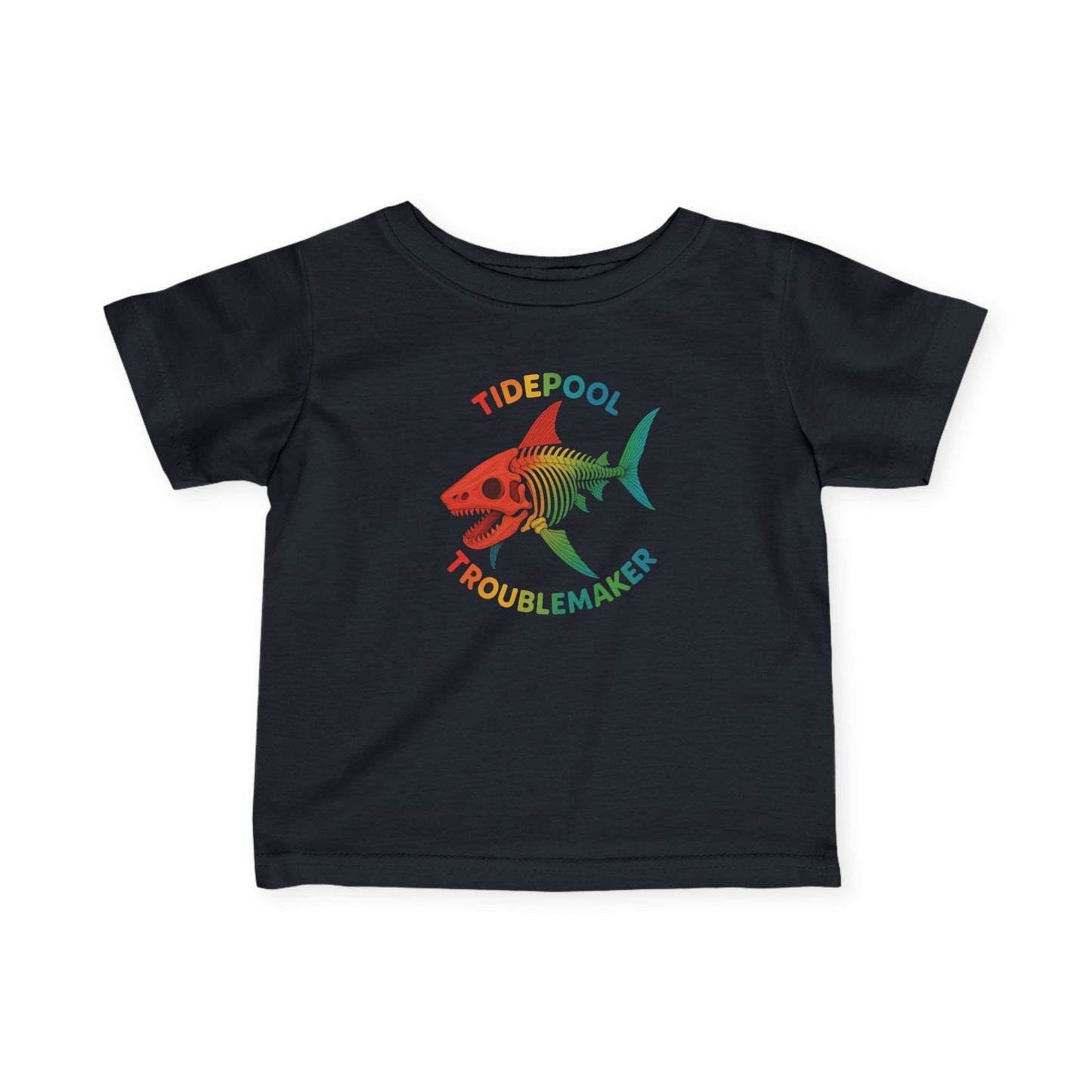 Infant Boys Shark Tee - Shark Bones