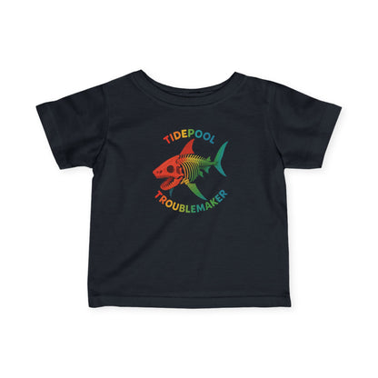 Infant Boys Shark Tee - Shark Bones
