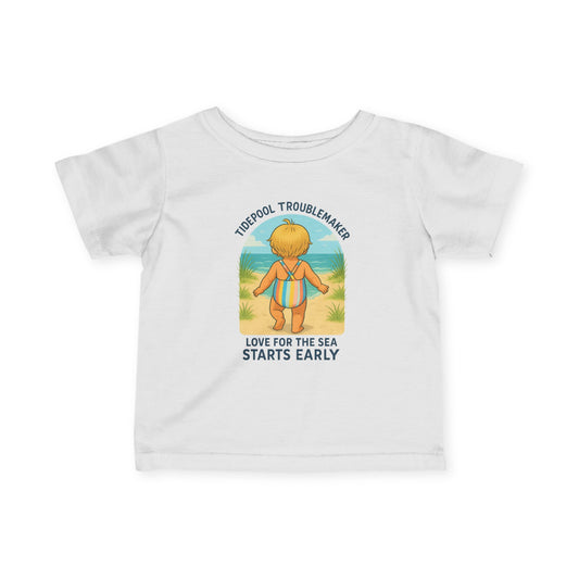 Infant Girls Beach Tee - Love for the Sea Starts Early