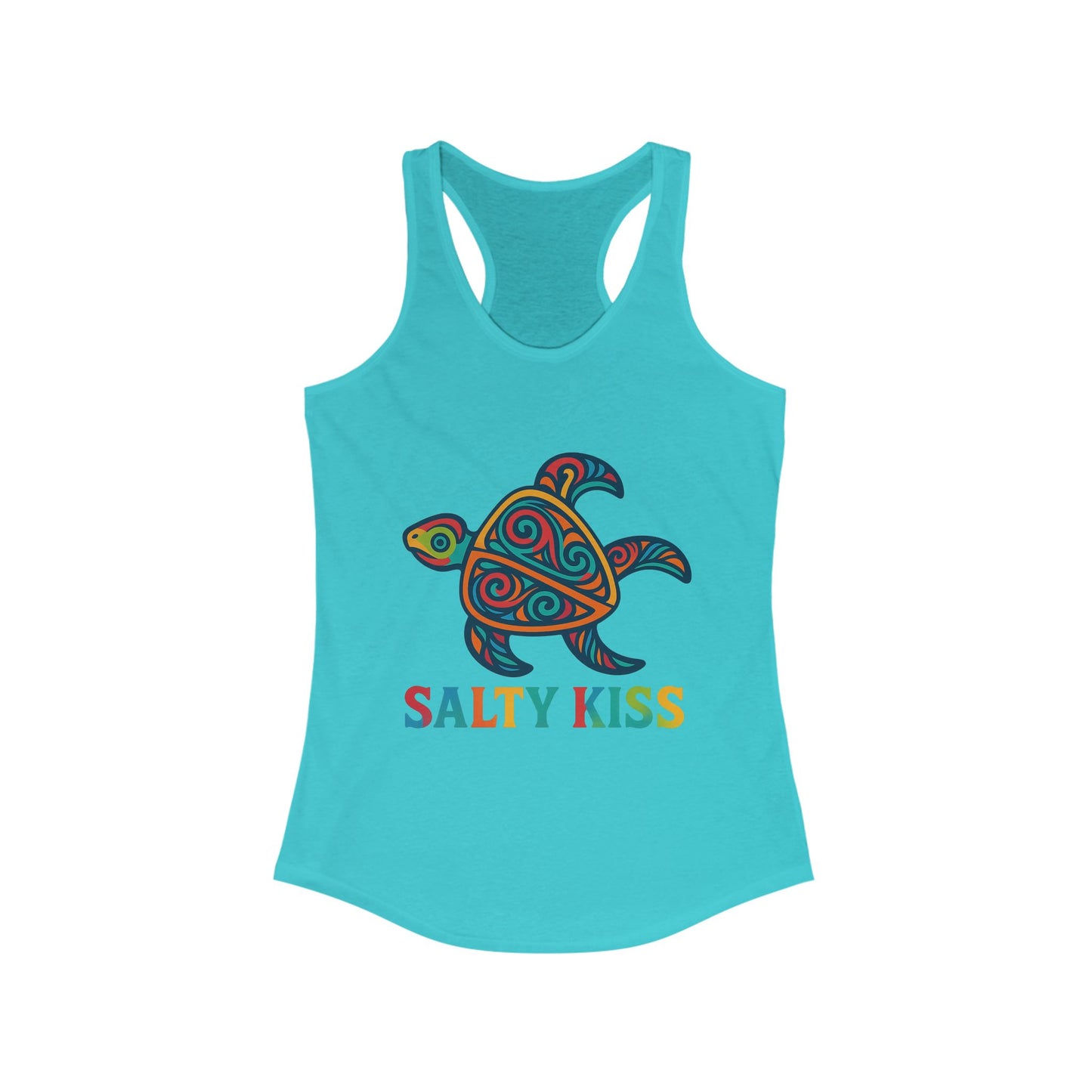 "Psychedelic Turtle" Racerback Tank