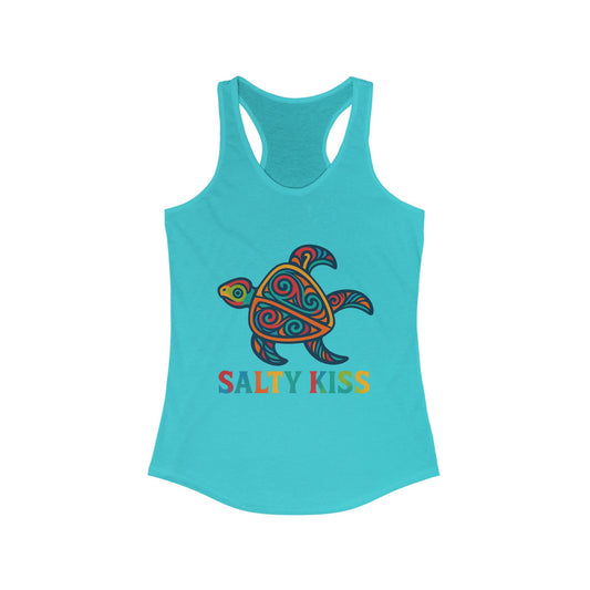 "Psychedelic Turtle" Racerback Tank