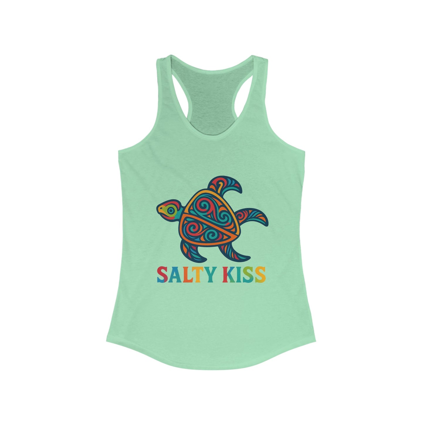 "Psychedelic Turtle" Racerback Tank