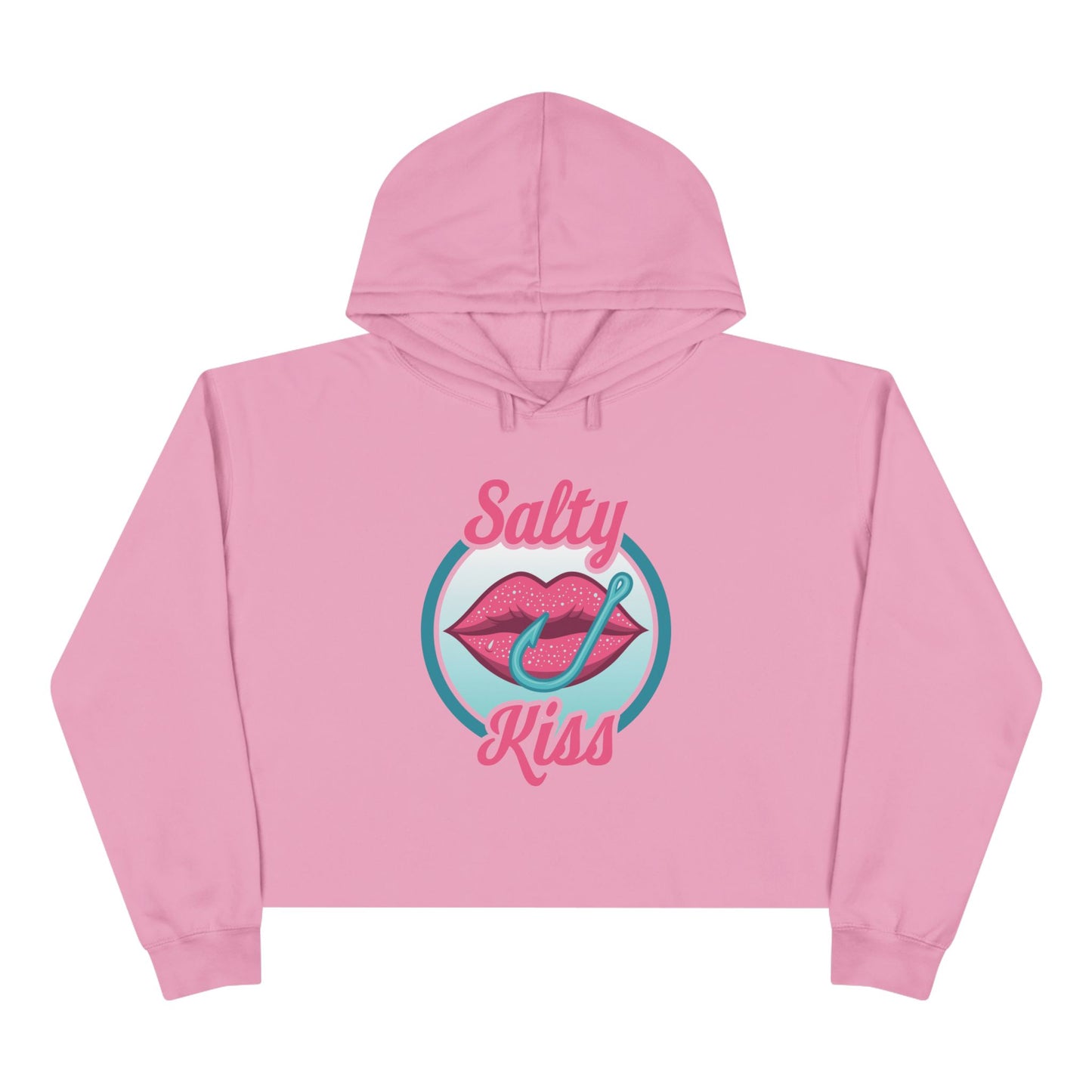 Chic "Salty Kiss" Crop Hoodie