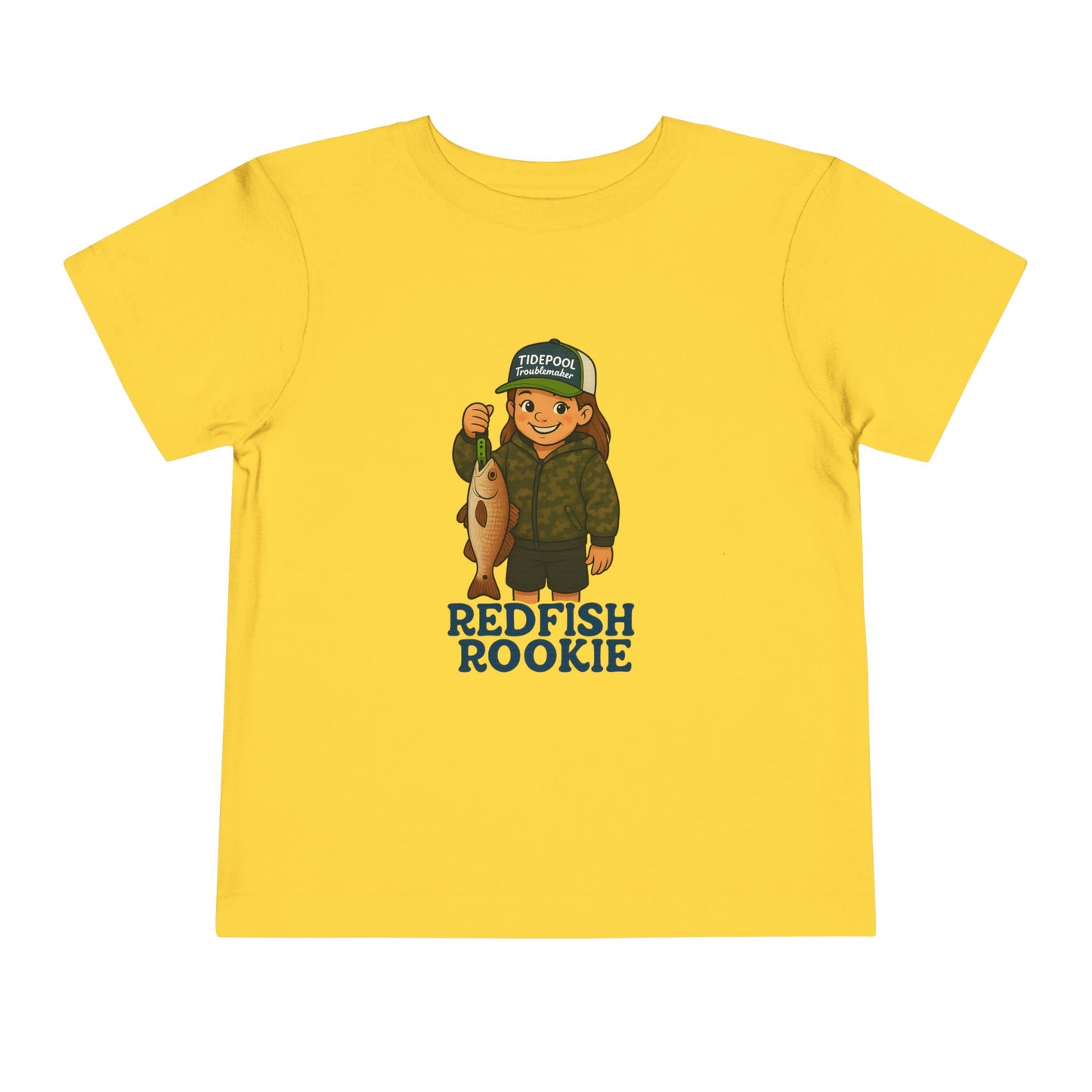 Toddler Girls Fishing Tee – Redfish Rookie