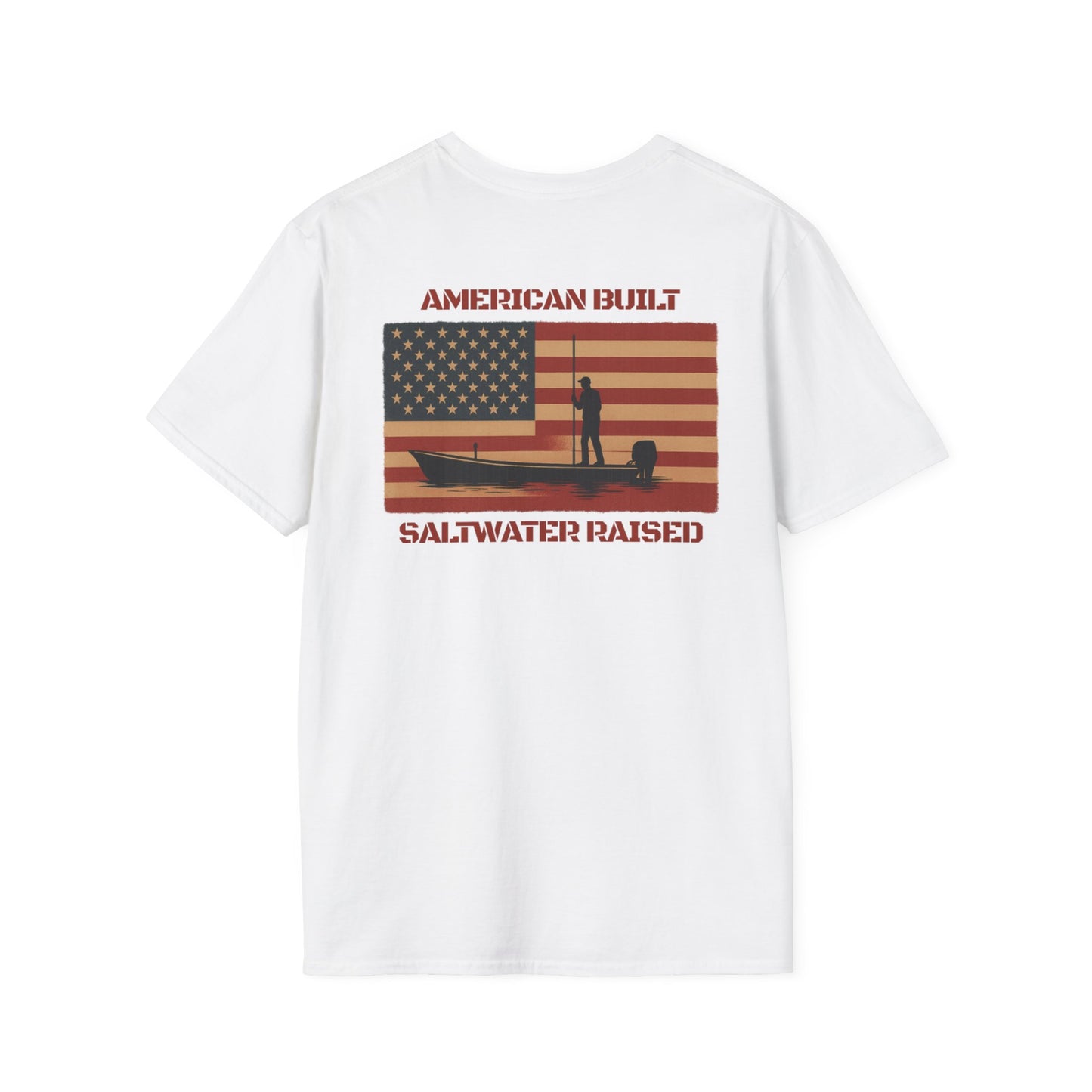 "American Built Saltwater Raised" Tee Men