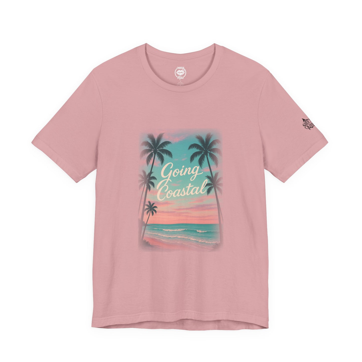 "Going Coastal Beach Scene" Tee Women