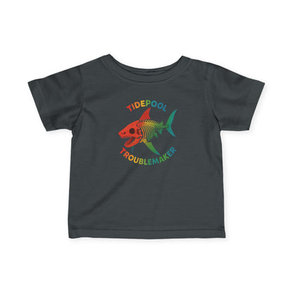 Infant Boys Shark Tee - Shark Bones