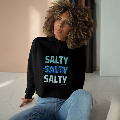 "Salty Vibes" Crop Hoodie