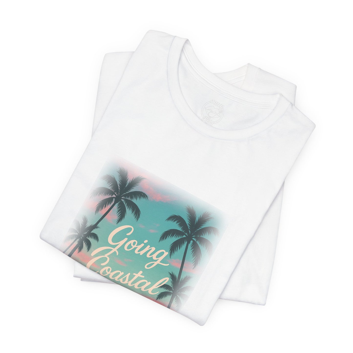 "Going Coastal Beach Scene" Tee Women