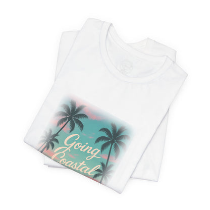 "Going Coastal Beach Scene" Tee Women