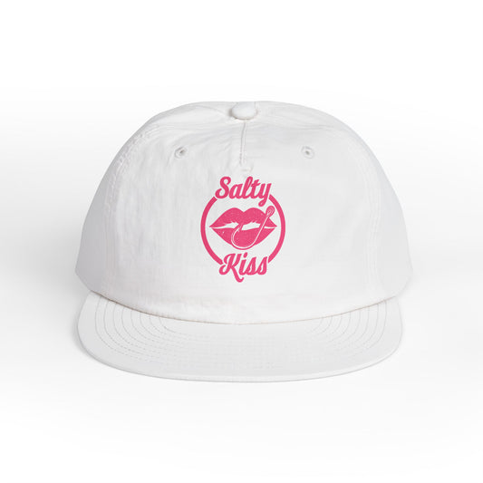 Trendy Surf Cap with "Salty Kiss" - pink Logo
