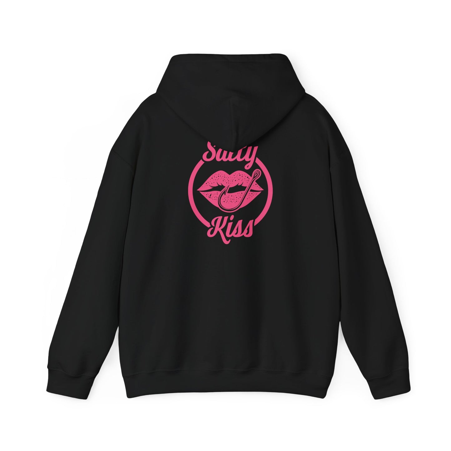 "Salty Kiss" Heavy Blend™ Hoodie - pink logo
