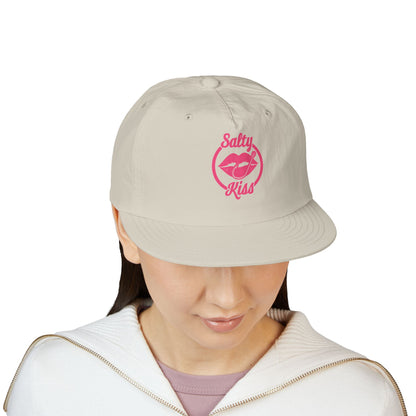 Trendy Surf Cap with "Salty Kiss" - pink Logo