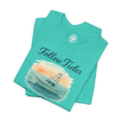"Follow Tides Not Trends" Tee