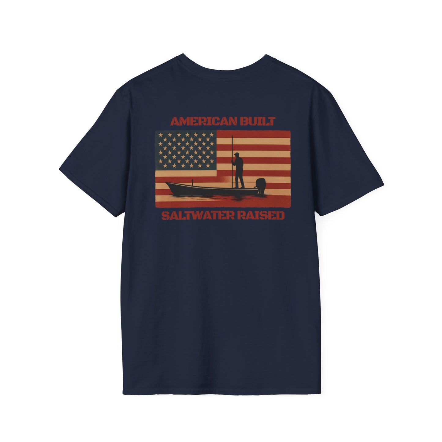 "American Built Saltwater Raised" Tee Men