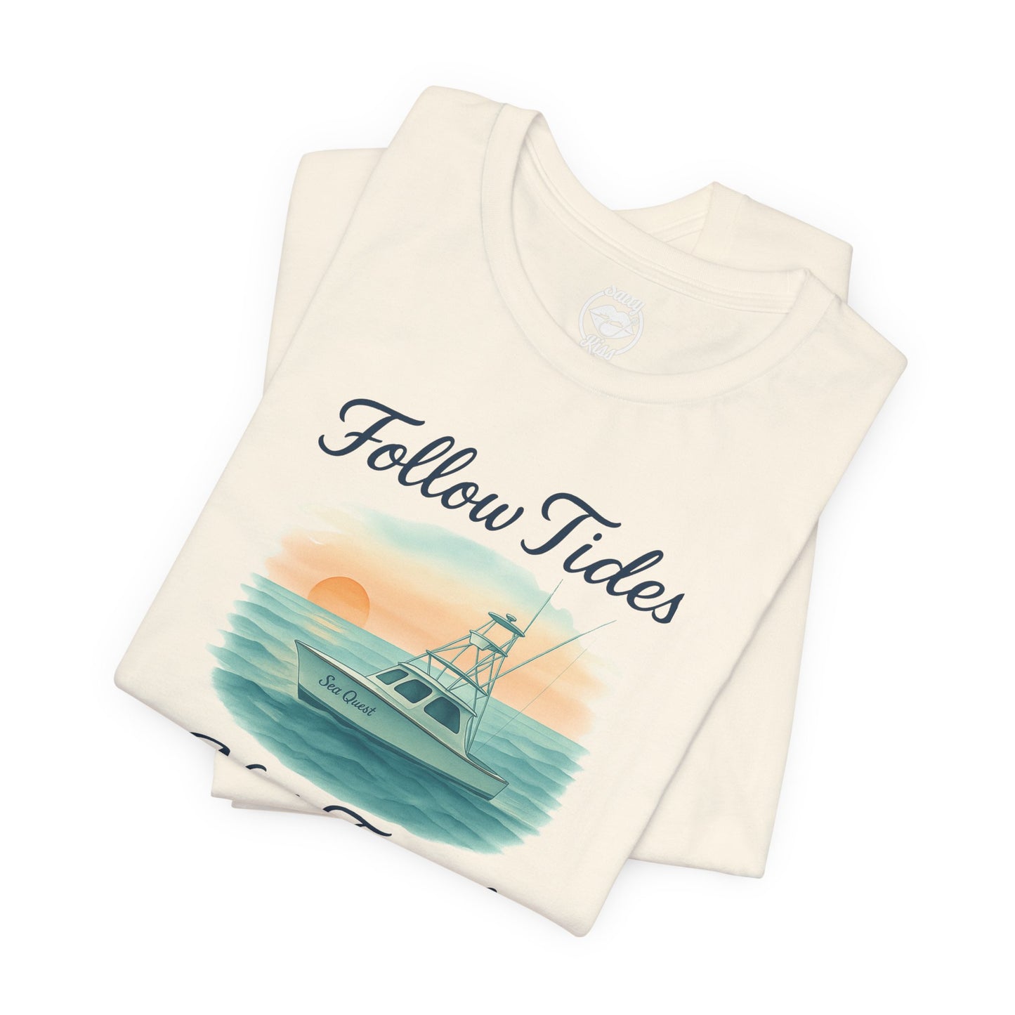 "Follow Tides Not Trends" Tee