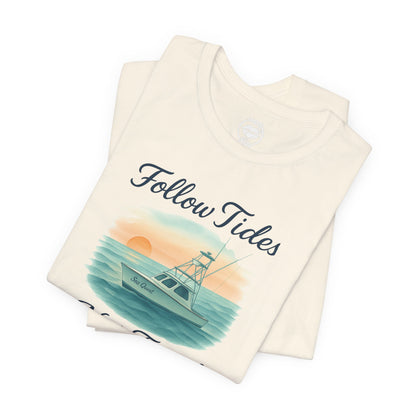 "Follow Tides Not Trends" Tee