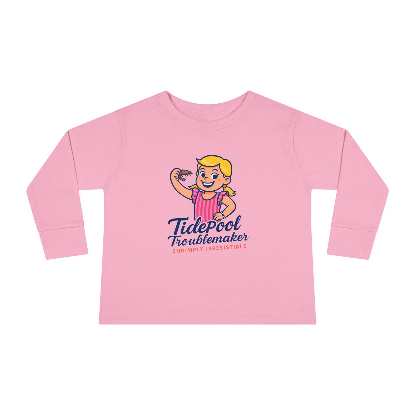 "Shrimply Irresistible" Toddler Long Sleeve
