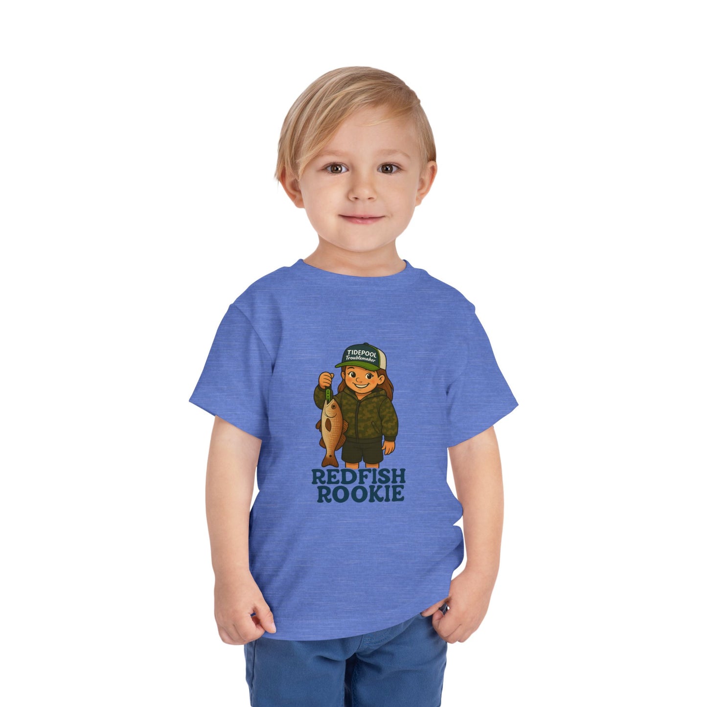 Toddler Girls Fishing Tee – Redfish Rookie
