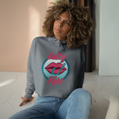 Chic "Salty Kiss" Crop Hoodie
