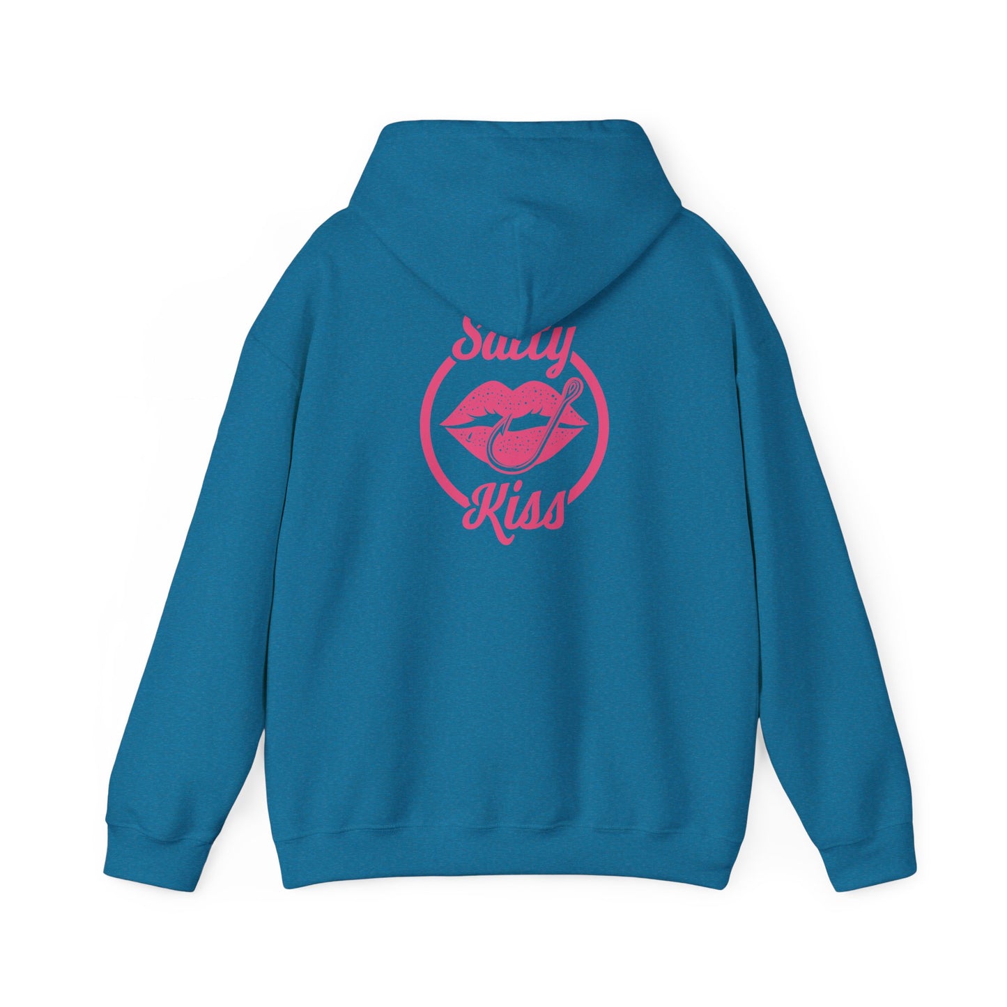 "Salty Kiss" Heavy Blend™ Hoodie - pink logo