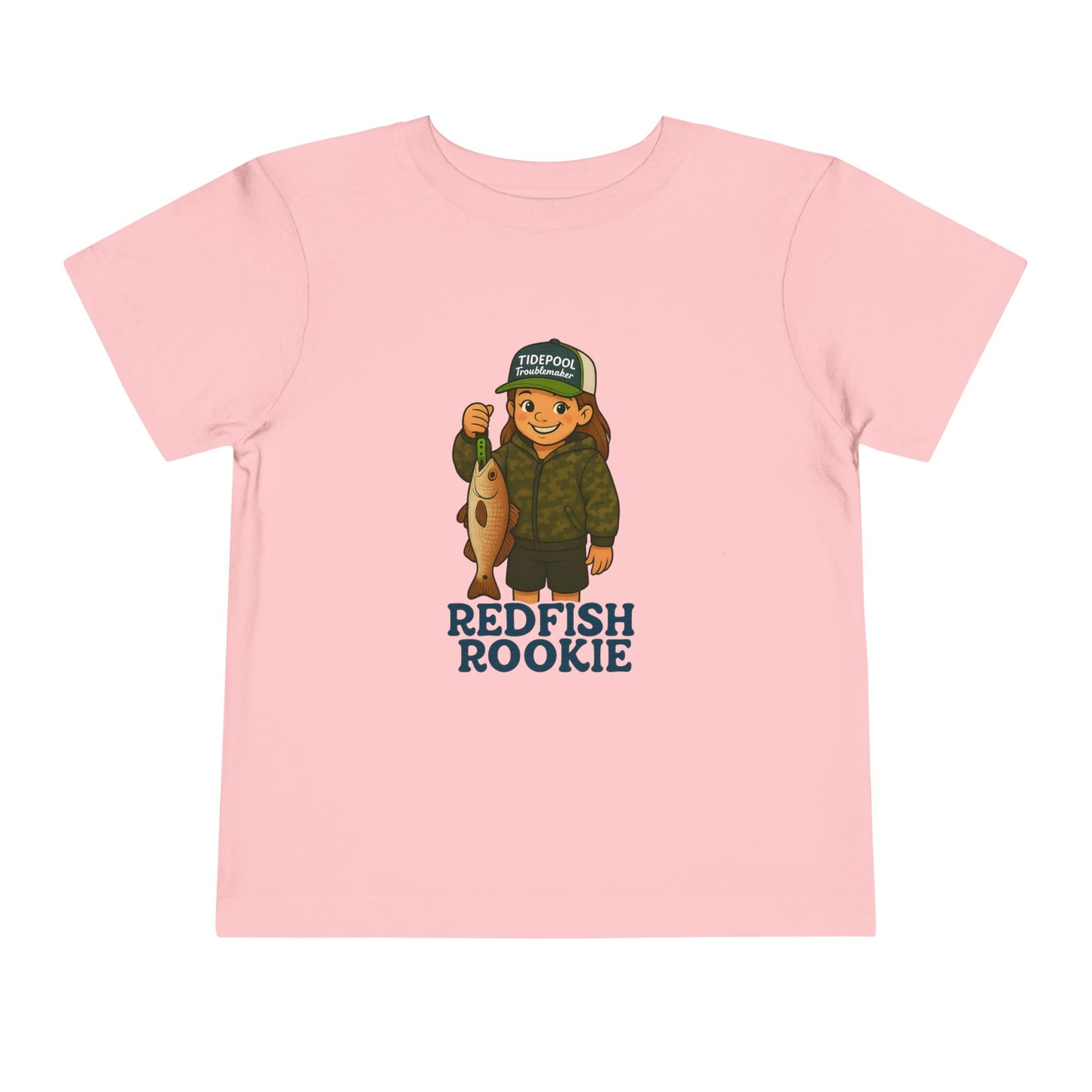 Toddler Girls Fishing Tee – Redfish Rookie