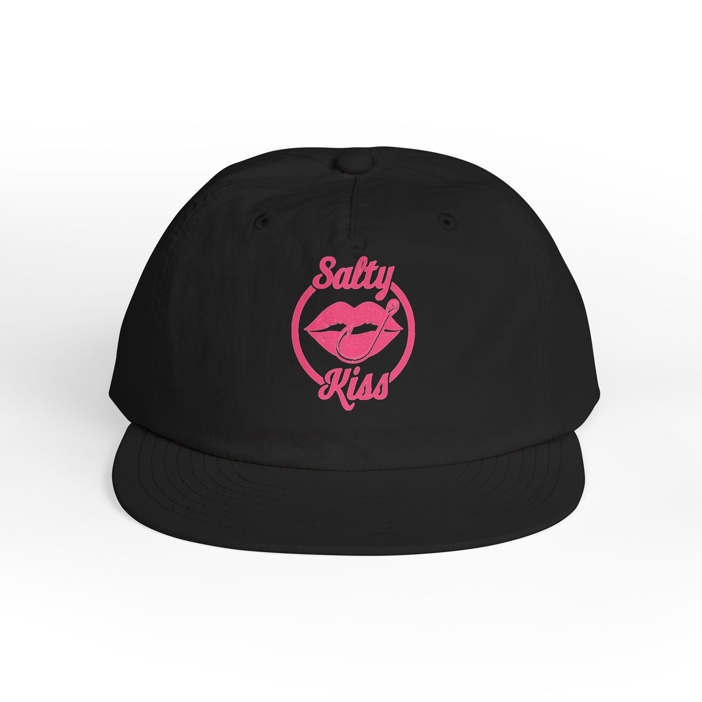 Trendy Surf Cap with "Salty Kiss" - pink Logo