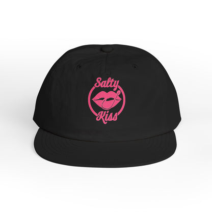 Trendy Surf Cap with "Salty Kiss" - pink Logo