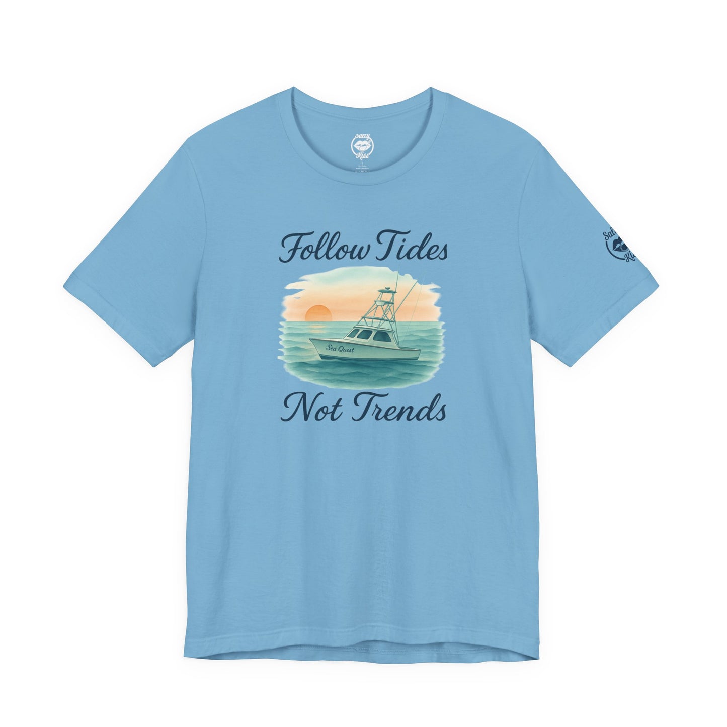 "Follow Tides Not Trends" Tee