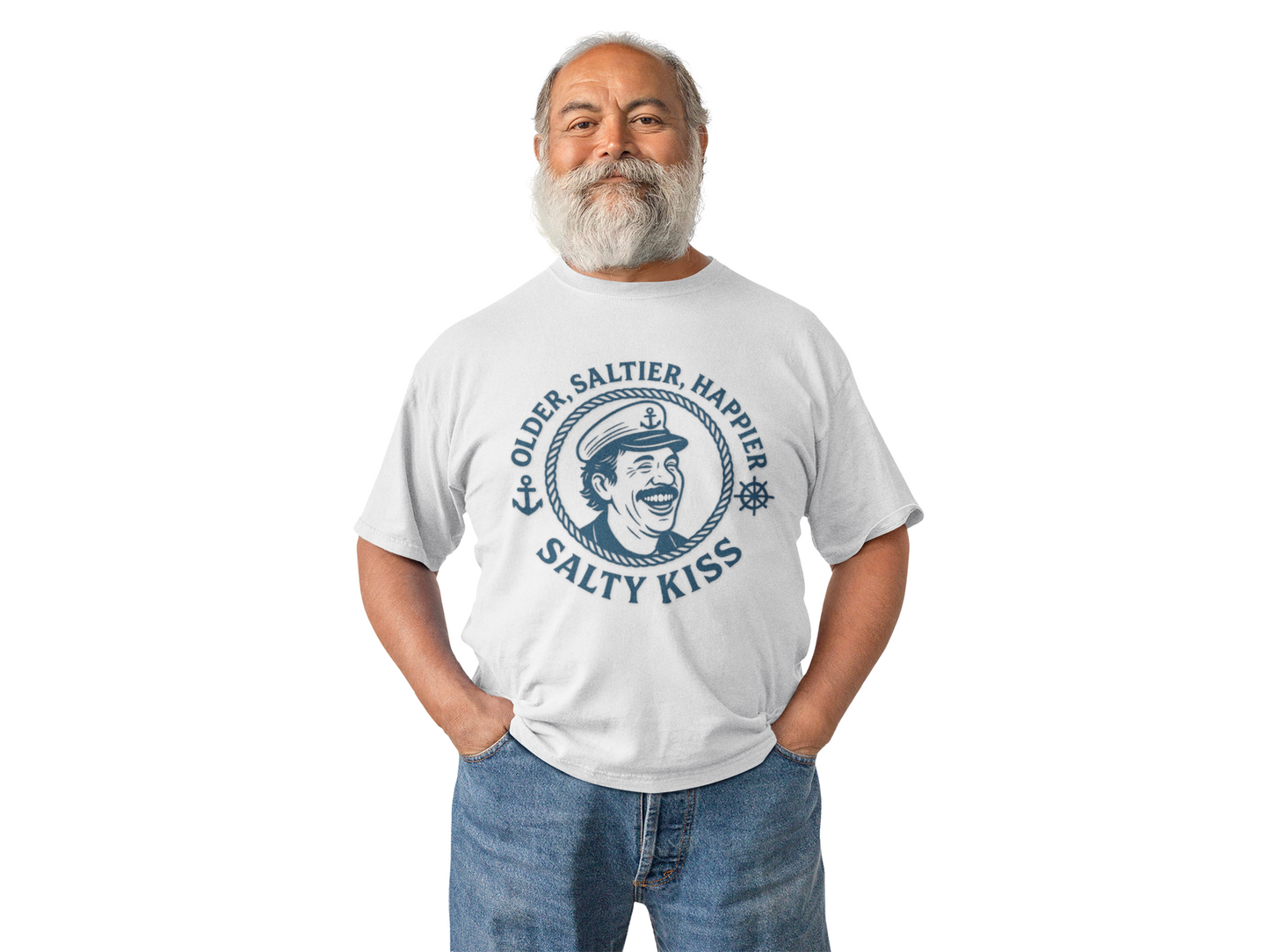 "Older, Saltier, Happier" Tee