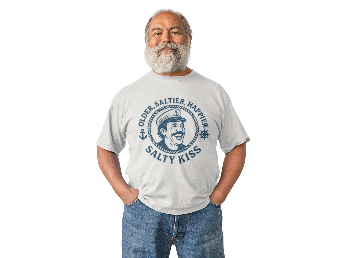 "Older, Saltier, Happier" Tee