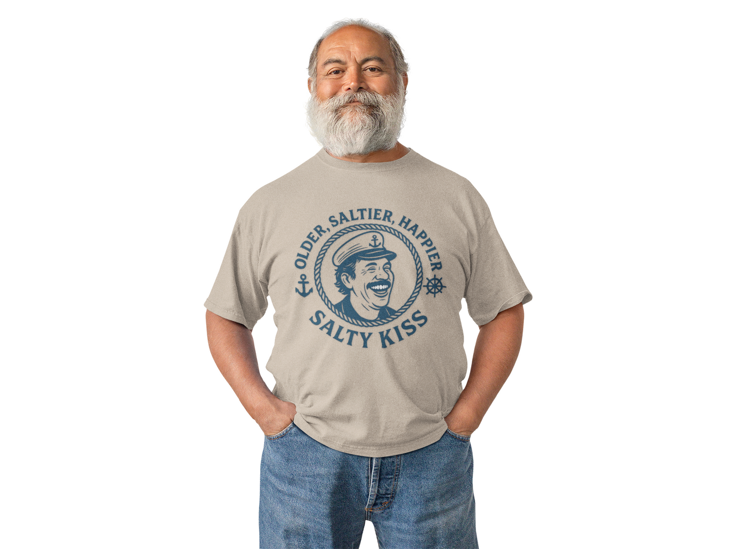 "Older, Saltier, Happier" Tee