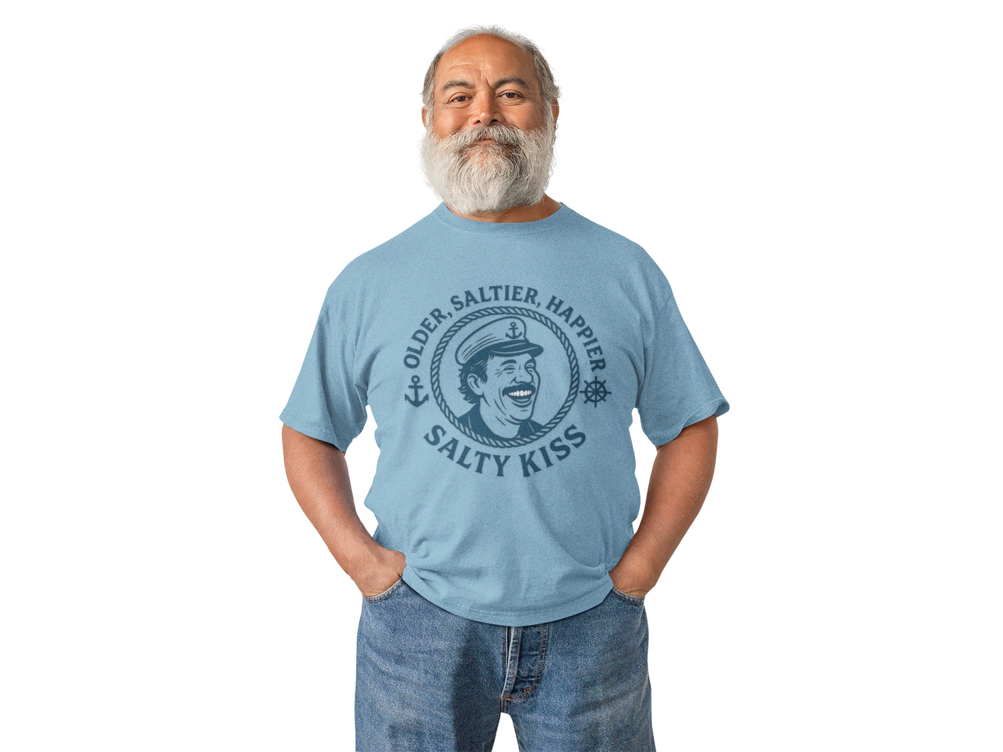 "Older, Saltier, Happier" Tee