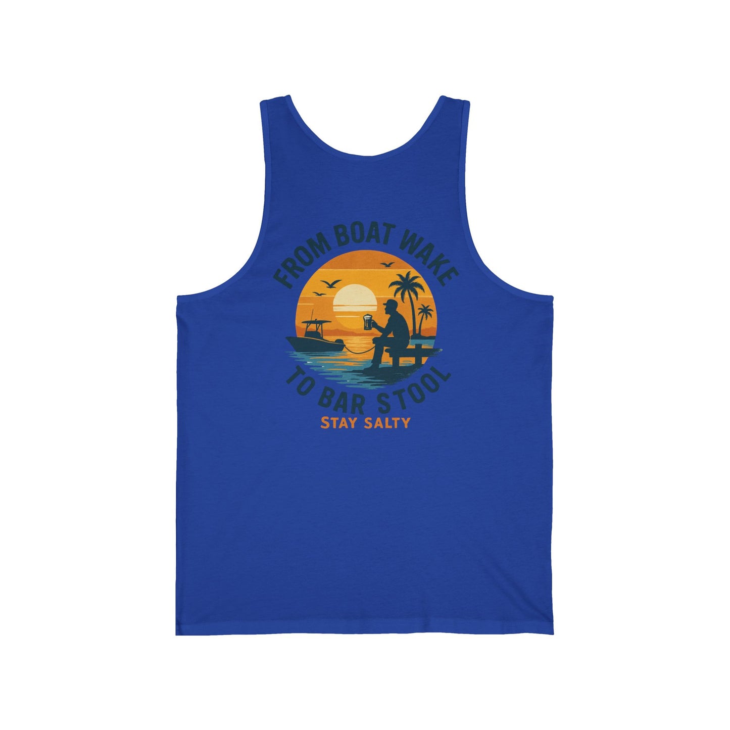 "From Boat Wake to Bar Stool" Tank Top