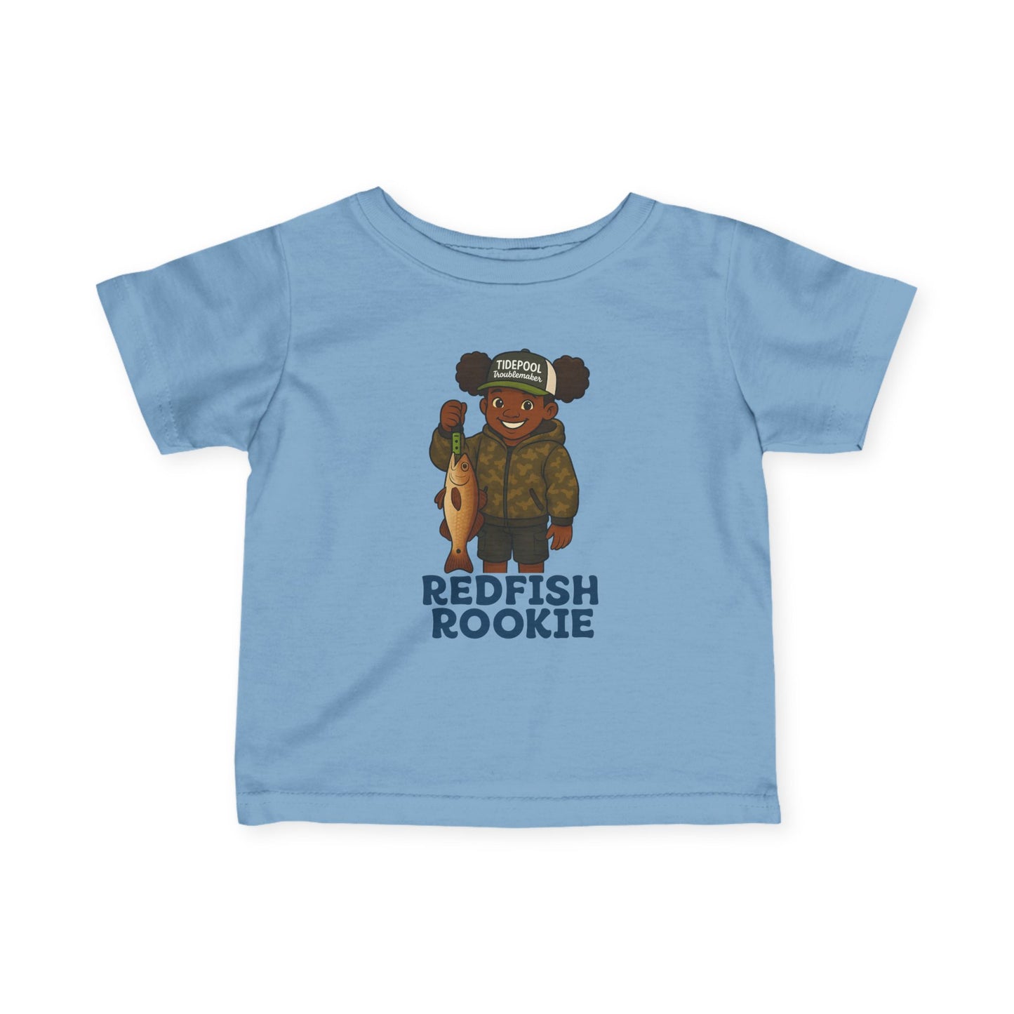 Infant Girls Fishing Tee - Redfish Rookie