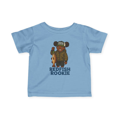Infant Girls Fishing Tee - Redfish Rookie