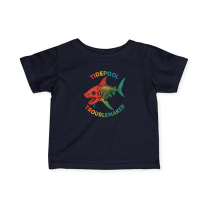 Infant Boys Shark Tee - Shark Bones