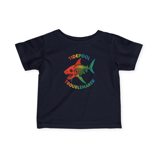 Infant Boys Shark Tee - Shark Bones
