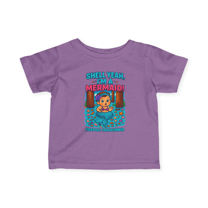 "Shell Yeah, I'm a Mermaid" Infant Tee