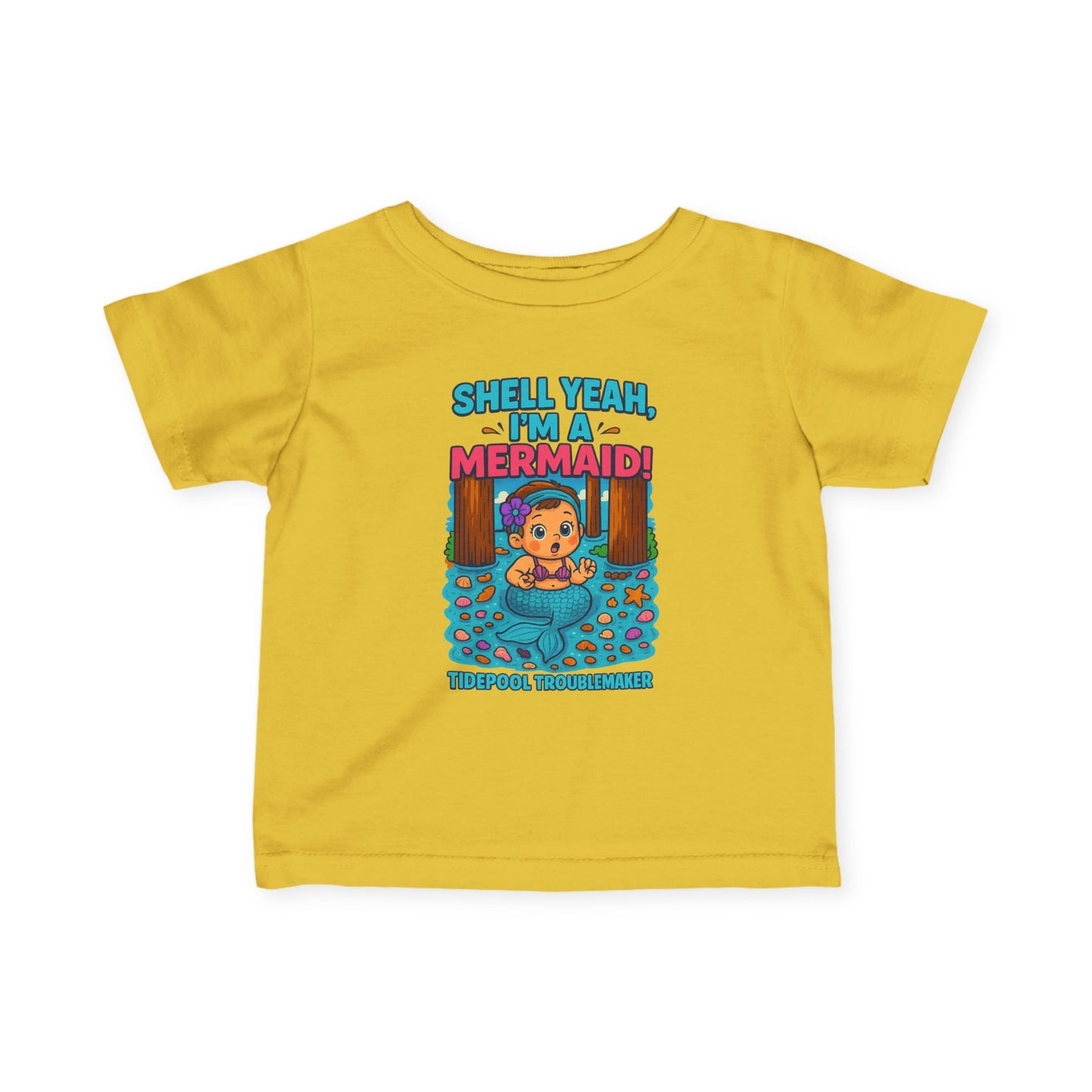 "Shell Yeah, I'm a Mermaid" Infant Tee