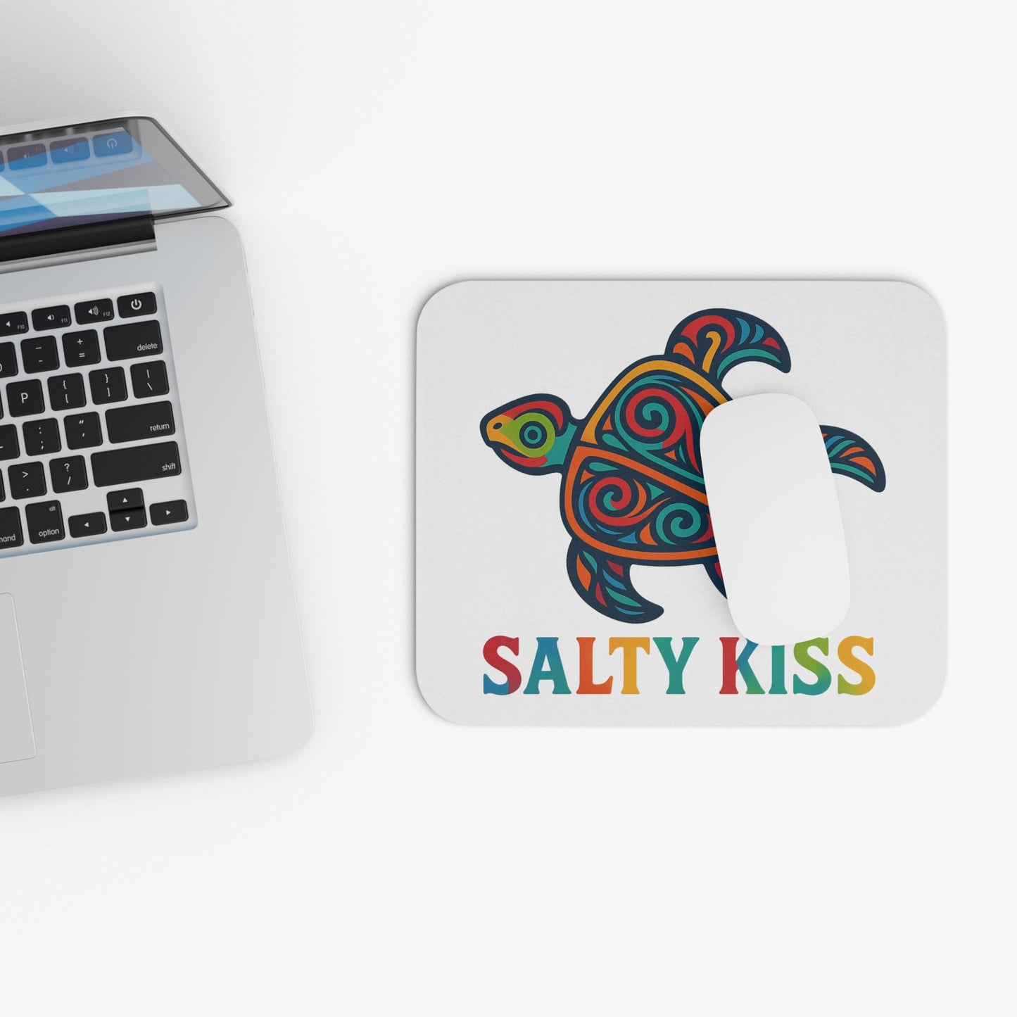 "Salty Kiss" Mouse Pad - Chic Office Decor