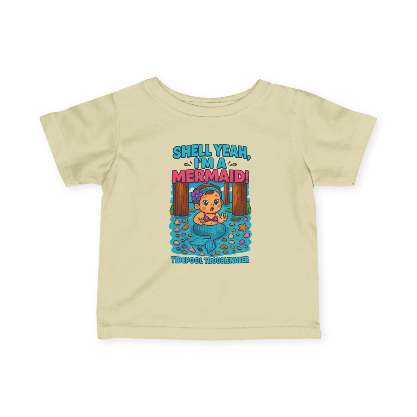 "Shell Yeah, I'm a Mermaid" Infant Tee