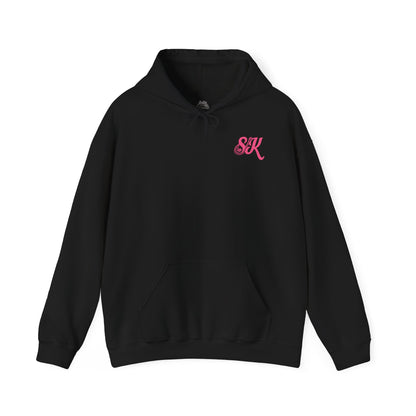 "Salty Kiss" Heavy Blend™ Hoodie - pink logo