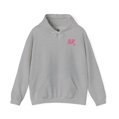 "Salty Kiss" Heavy Blend™ Hoodie - pink logo