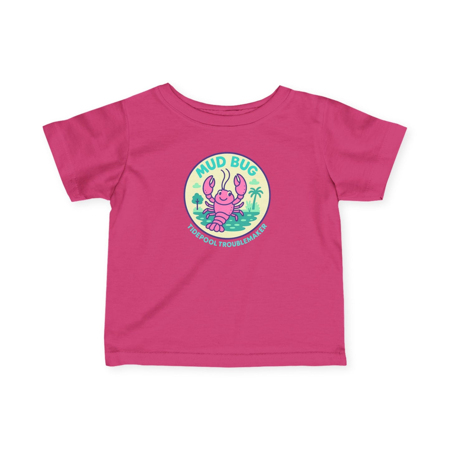 Infant Girls Crawfish Tee - Mud Bug